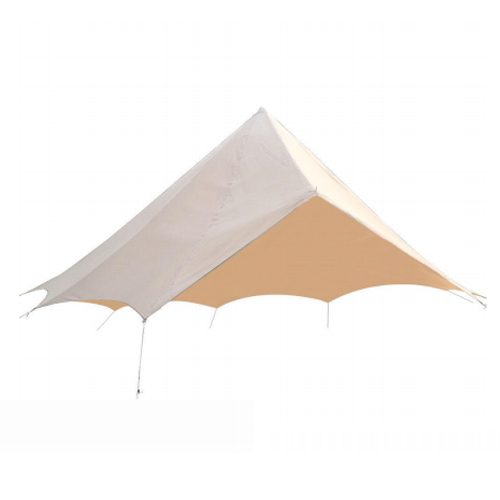 Protective roof for bell tent